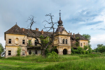 Vlajkovac, Serbia - June 04, 2020: Bissingen-Nipenburg Castle in Vlajkovac, Serbia. It was erected...