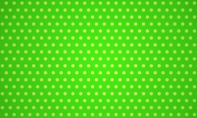 Dots background, pop art illustration, comic style, green