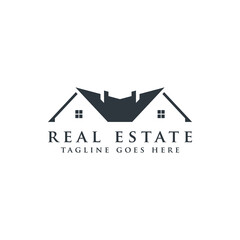 Real estate logo design template