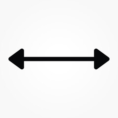 arrow line icon vector illustration