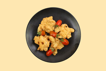 Codfish Patties Traditional Portuguese Dish