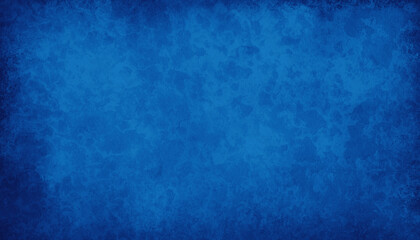 Blue texture background, old vintage grunge painted on textured stone or concrete wall