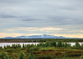 mountains in the distance