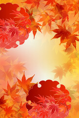 紅葉　もみじ　秋　背景