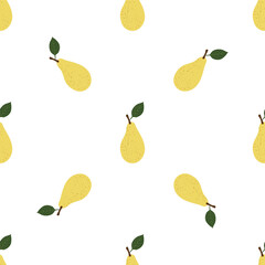 Pear.  Vector Patterns