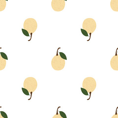 Pear.  Vector Patterns