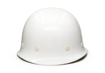 Fototapeta premium safety helmet isolated on white