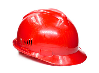 Fototapeta premium safety helmet isolated on white