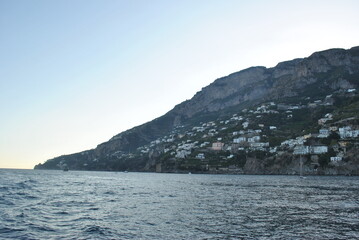 Fototapeta na wymiar View on the Boat in Cinque terre