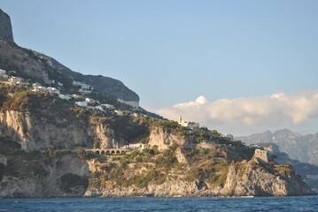 Fototapeta na wymiar View on the Boat in Cinque terre