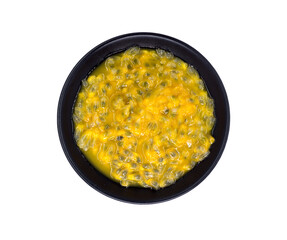 passion fruit on white background   