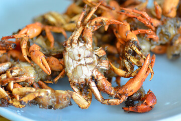 Fried crab
