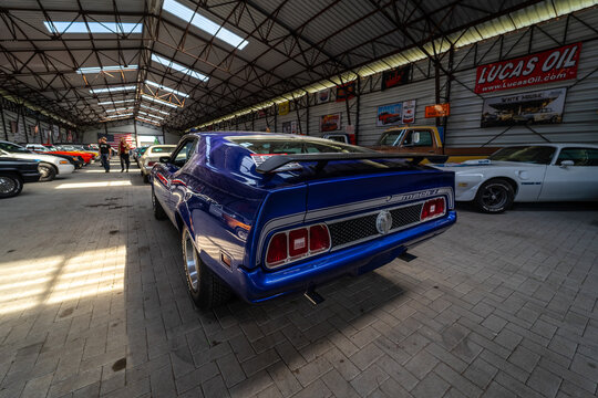 BERLIN - MAY 05, 2018: Pony Car Ford Mustang Fastback Mach I, 1971