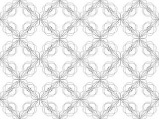 Seamless pattern design with floral background elements, beautiful ornaments