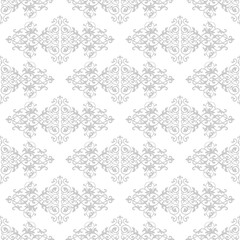 Fleur de Lis Arabic Geometrical Pattern Seamless Repeat Background