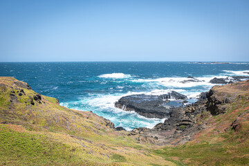 view of the coast of the sea