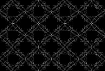 Fototapeta premium Seamless pattern design with floral background elements, beautiful ornaments