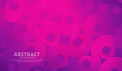 Abstract wave lines and round shapes background for element design and other users