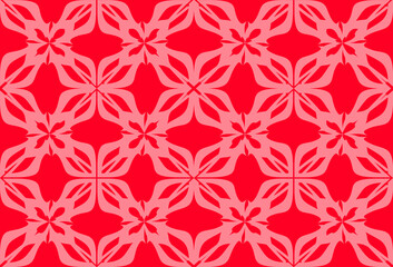 Seamless pattern design with floral background elements, beautiful ornaments