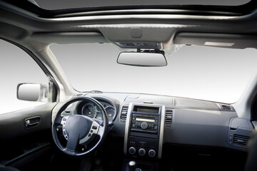 Obraz premium The interior of the car