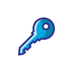key icon color style design