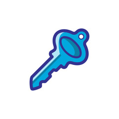 key icon color style design