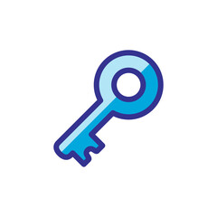 key icon color style design