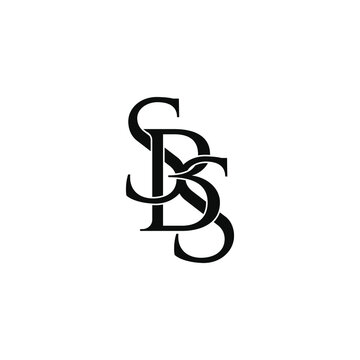 sbs letter original monogram logo design