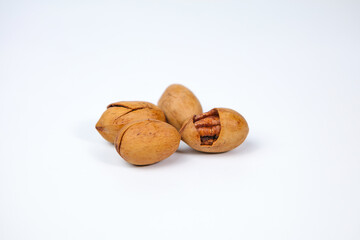 Delicious almond nuts are on the table
