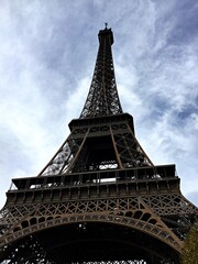 Eiffel Tower in autumn