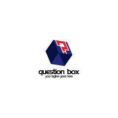Qustion Box Logo Design Concept