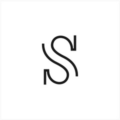 Obraz premium Letter S logo icon design template elements