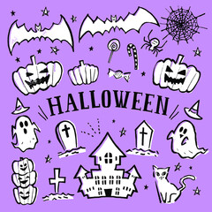 Halloween illustrations and vector material
ハロウィンのイラスト・ベクター素材