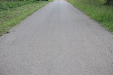 winding road in the countryside