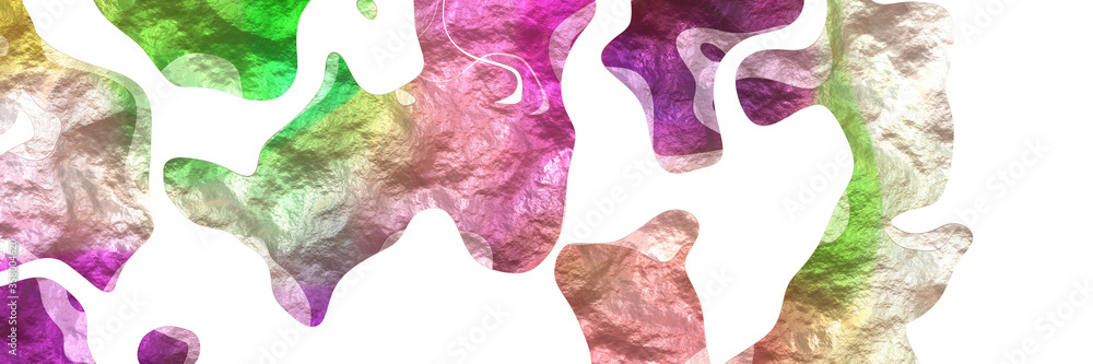 Poster modern shaped abstract figure background element with surface texture and rosy brown, olive drab and