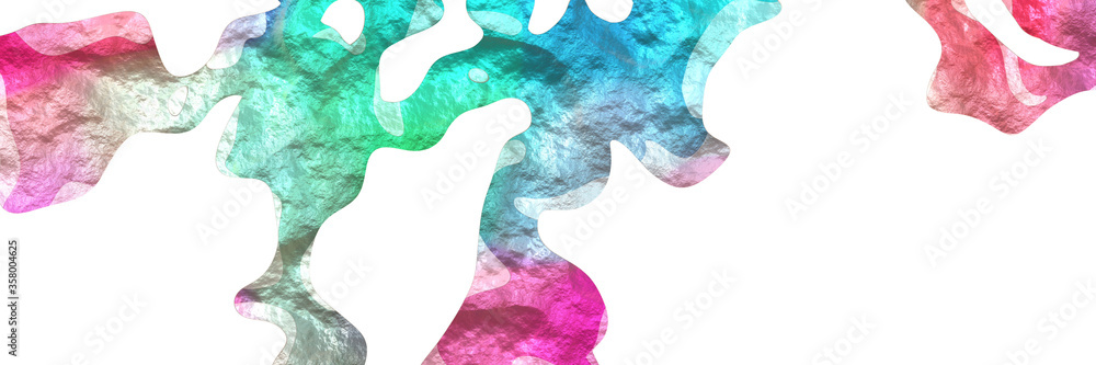Aufkleber abstract modern shiny background element with surface texture and silver, light sea green and light gray colors on white background