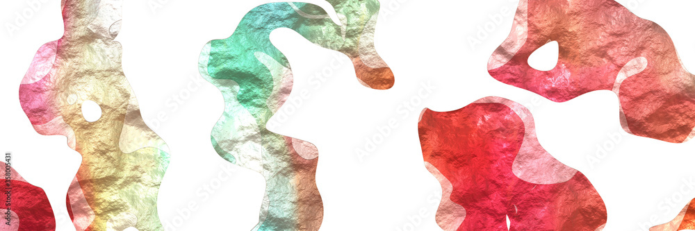 Aufkleber abstract modern shiny background element with surface texture and tan, dark salmon and firebrick colors on white background