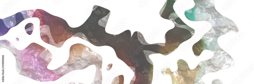 Aufkleber abstract modern shiny background graphic with surface texture and dim gray, light gray and silver colors on white background