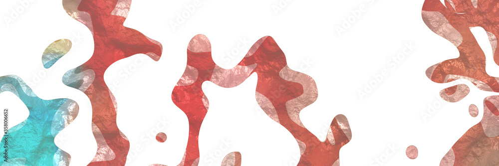 Poster abstract modern shiny background graphic with surface texture and indian red, medium turquoise and l