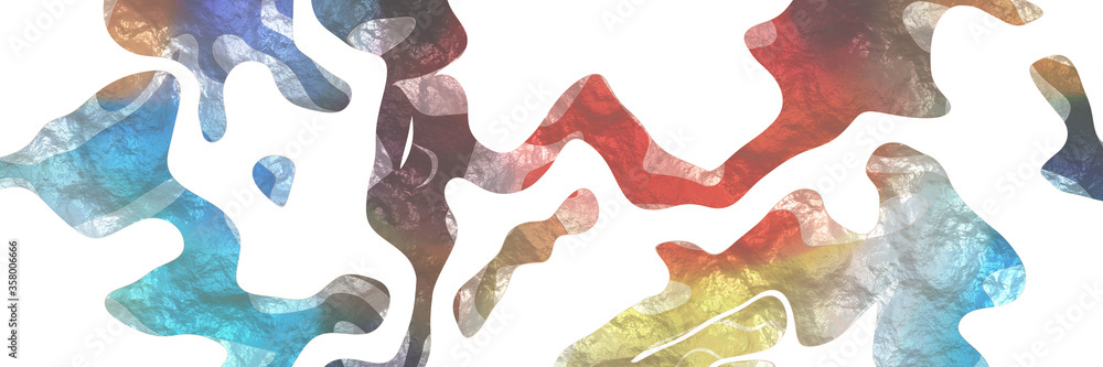 Poster abstract modern shaped figure background element with surface texture and gray gray, pastel brown an