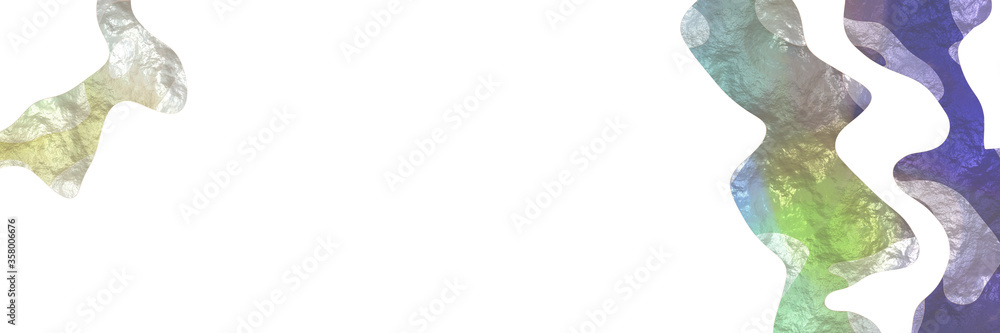 Poster modern shaped abstract figure background element with surface texture and dark gray, antique white a
