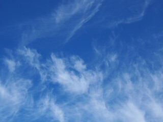 blue sky with clouds