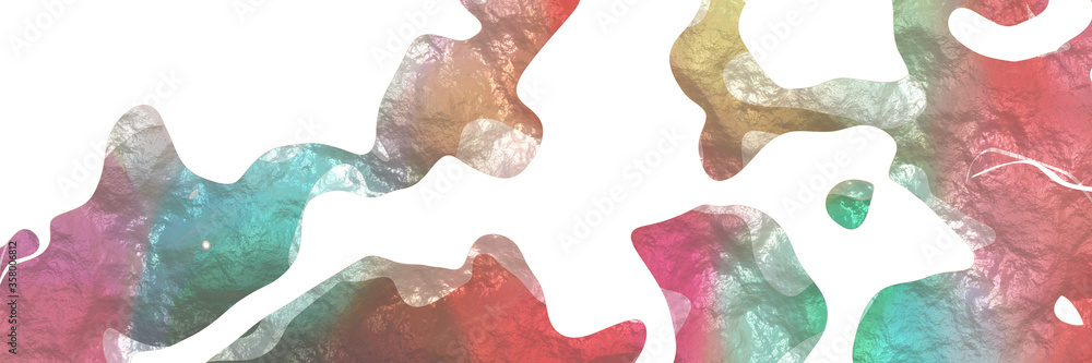 Poster creative modern shaped figure background element with surface texture and rosy brown, cadet blue and