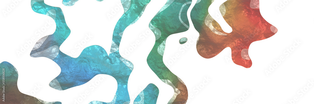 Aufkleber abstract modern shiny background with surface texture and cadet blue, dark salmon and pastel brown colors on white background
