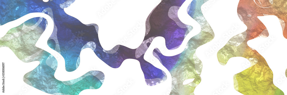 Poster abstract modern shaped figure background element with surface texture and light slate gray, slate gray and wheat colors on white background