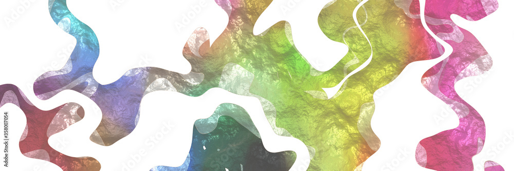 Poster abstract modern shaped figure background element with surface texture and dark khaki, thistle and mu