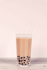 Tapioca drink. Brown.　タピオカドリンク  ブラウン