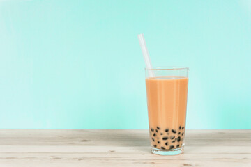 Tapioca drink. Brown.　タピオカドリンク  ブラウン