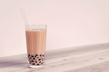 Tapioca drink. Brown.　タピオカドリンク  ブラウン