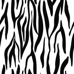 Seamless vector pattern with animal print.